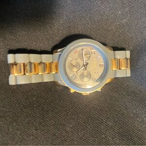 Michael Kors Gold and Gray Chronograph Watch